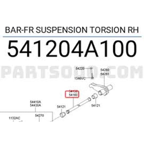 TORSİYON MİLİ SAĞ STAREX KMYT