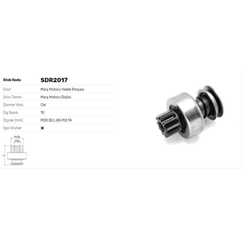 MARS DISLISI 1194 10DIS GENERAL MOTOR