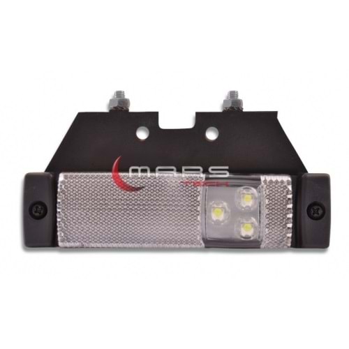 LED YAN ISARET LAMBA 24V BEYAZ BRAKETLI (551446)