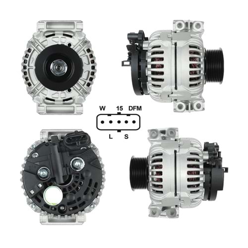 ALTERNATÖR 24V 100AMP SCANIA TRUCK 10 KANAL KASNAK ÇAPI 88MM