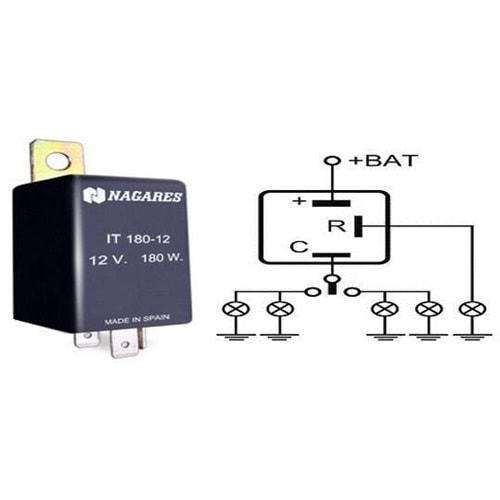 FLASOR 12V 180W AYAKLI 3LU UNIVERSAL