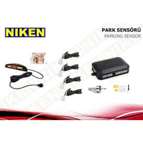 PARK SENSORU LED EKRAN VE TURKCE UYARI BEYAZ E44