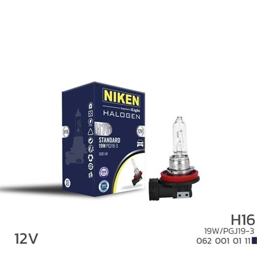 AMPUL 12V H16 19W HALOJEN PGJ19-3