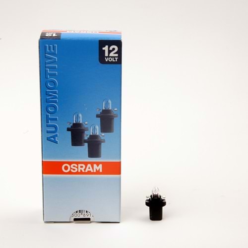 AMPUL 12V 1,2W DUYLU DİPSİZ SİYAH