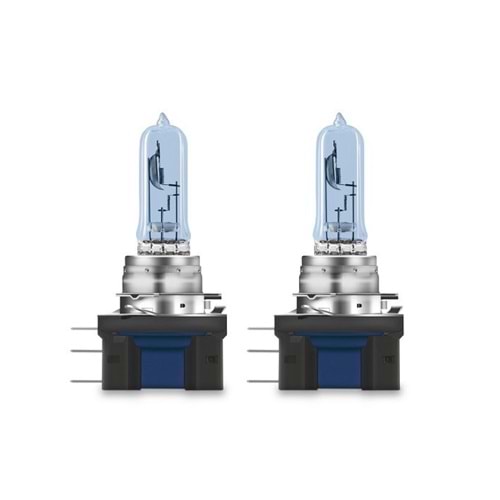 H15 CBN 15/55W12VPGJ23T-110X10X11AOSRAM PGJ23t-1 COOL BLUE-5000K %100 PARLAK BEYAZ