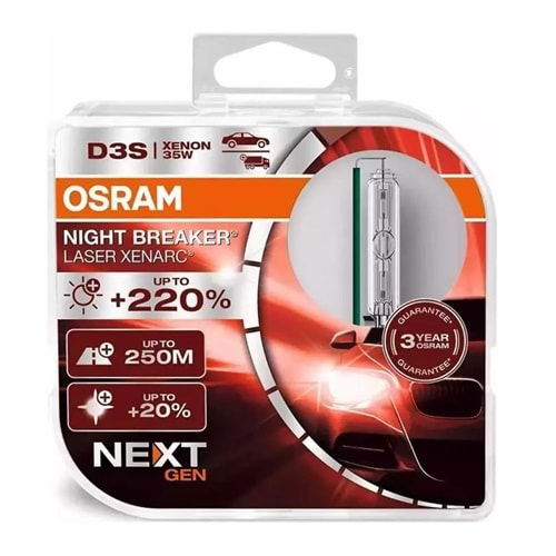 D3SXNN 35W PK32D-5 HCB2 OSRAM PK32d-5 XENARC NIGHT BREAKER LASER-%200 FAZLA