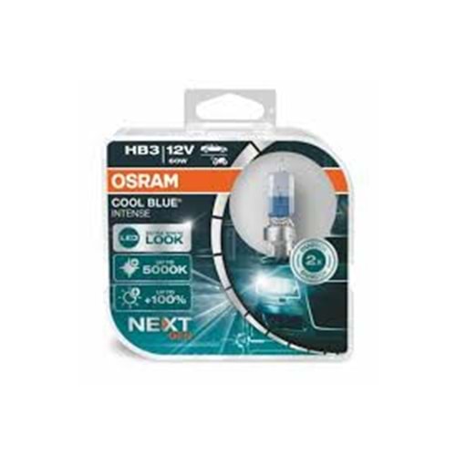 HB3 CBN 9005CBN-HCB 60W 12V P20D 5X2 TRQR2BOSRAM P20d COOL BLUE-5000K %100 PARLAK BEYAZ