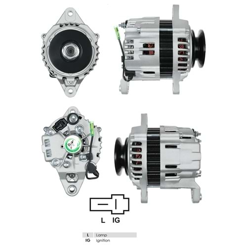 ALT.DIN. 12V.50A.ISUZU MOT.JCB/HYUNDAI DH55