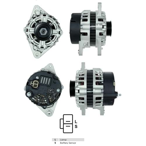 ALT.DIN. 12V.90A ACCENT 1,3/1,5 BENZ.02>MANDO