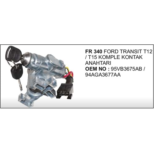 KONTAK ANAHTARI KOMPLE FORD TRANSIT T12 T15