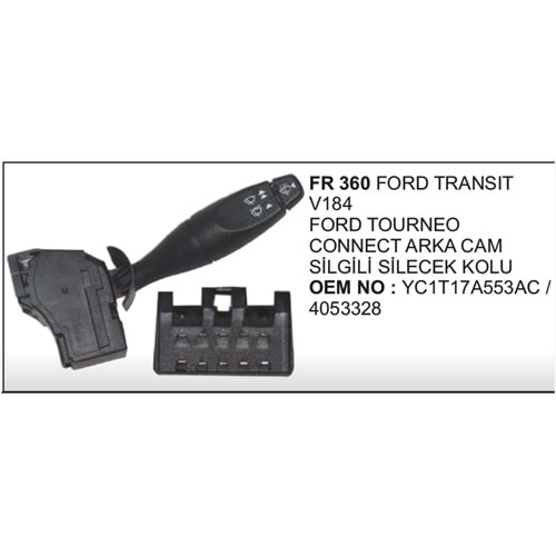 SILGI KOLU FORD TRANSIT V184 CONNECT