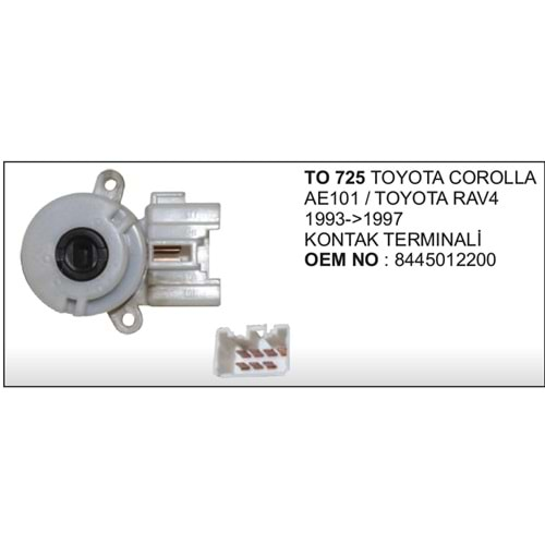 KONTAK TERMINALI TOYOTA COROLLA AE101 93-97