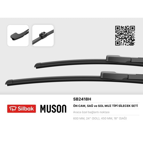 600-450MM MUZ SÜPÜRGE BMW 3 SERİSİ E90 COUPE M3