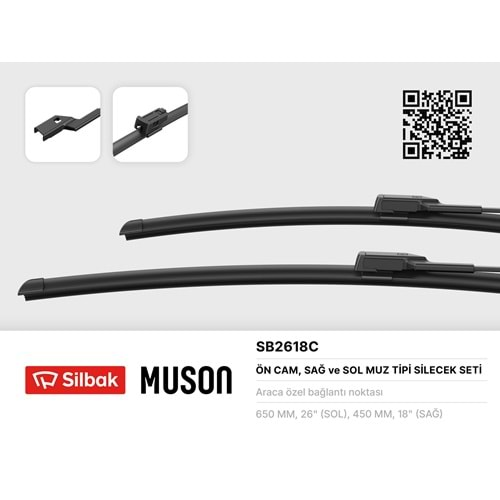 650-450MM MUZ SÜPÜRGE 6 SERİES GRAN TURİSMO G32 KANGO 3