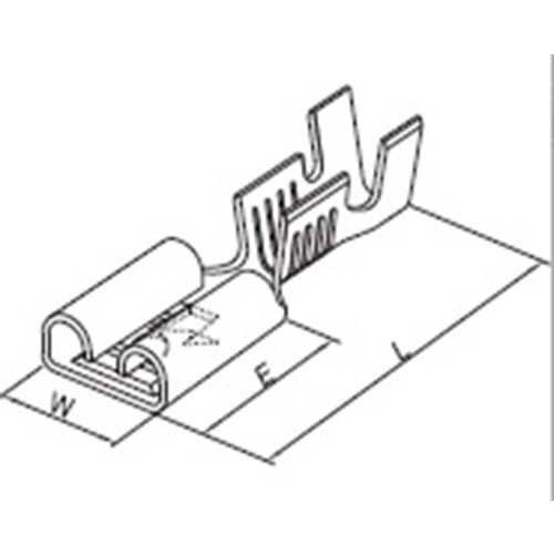 SF 2D DİŞİ FİŞ TIRNAKLI