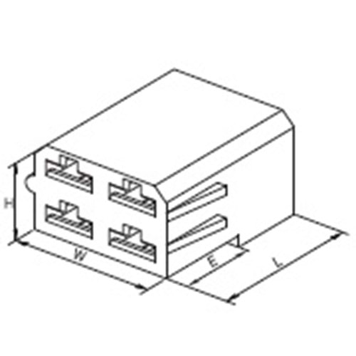 TKS 104E 4LÜ ERKEK KONNEKTÖR