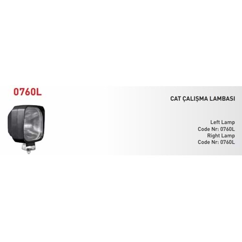 CAT ÇALIŞMA LAMBASI