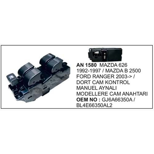 CAM ANAHTARI 4 CAM MAZDA 626 92-97