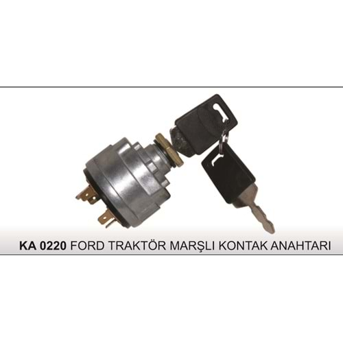 KONTAK ANAHTAR MARSLI FORD TRAKTOR KA-0220