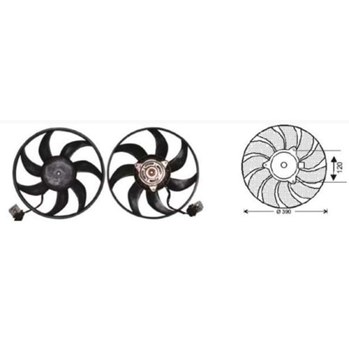 FAN MOTOR CORSA COMBO 1,3 PERVANELI