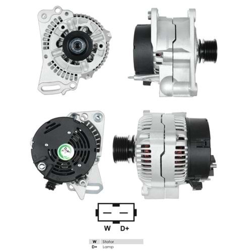 ALT DINAMO 12V 90A BOSCH TIPI VW TRANSPORTER T4 GOLF POLO PASSAT SEAT IBIZA TOLEDO 93-00