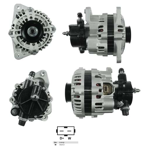 ALT DINAMO 12V 90A MITSUBISHI TIPI FORD TRANSIT T15 2,5 97-00 FOCUS TDI 98-00