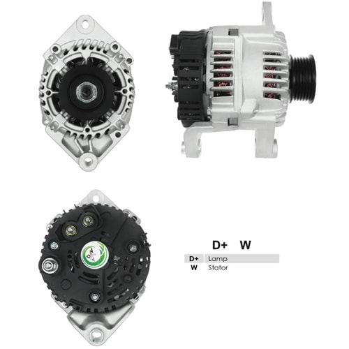 ALT DINAMO 12V 75A VALEO TIP RENAULT KANGOO I MEGANE I SCENIC I 1.9 KILMASIZ