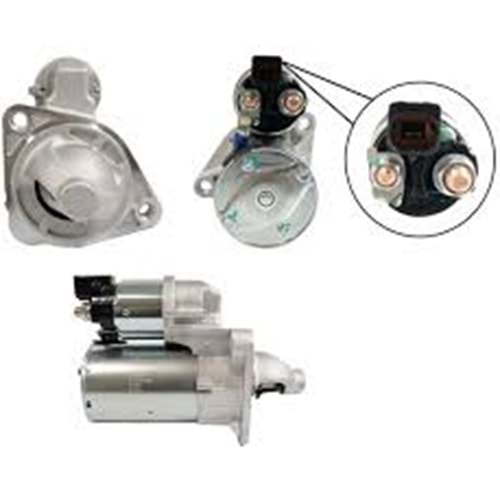 REVIZYONLU MARS MOTORU 12V 10 DIS DELCO TIP HYUNDAI ACCENTIADESI YOKTUR