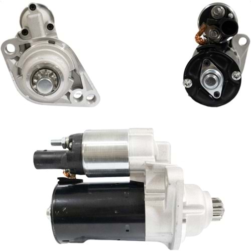 MARS MOTORU 12V 10 DIS 1.1 KW BOSCH TIP VW PASSAT 2005-->2008 AUDI A4 / A6 FSI MOTORLARA CCW