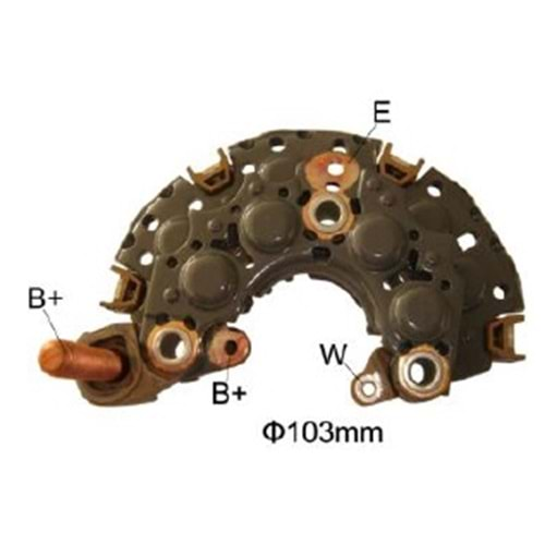 ALT DIOT TABLASI 8 DIOT NIPPON DENSO TIP KOMATSU / TOYOTA / CHRYSLER RN-01