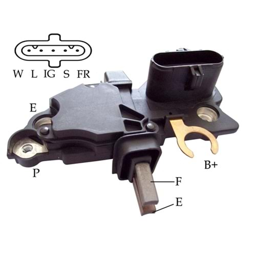 ALT KONJEKTOR 28.4V 5 FISLI BOSCH TIP DAF 2001 --> 2013 / VOLVO / TEMSA Bosch:F00M144120