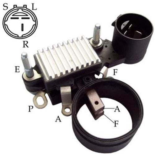 ALT KONJEKTOR 28.6V 3 FISLI HITACHI TIPI ISUZU CHAMPION NPR 66 NKR 55 71 VR-H2000-86B