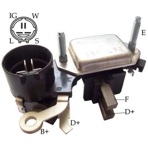 ALT KONJEKTOR 14.7V 3 FISLI HITACHI TIPI OPEL CORSA COMBO 1.7 ISUZU DIZEL KAPASITORLU VR-H2000-40