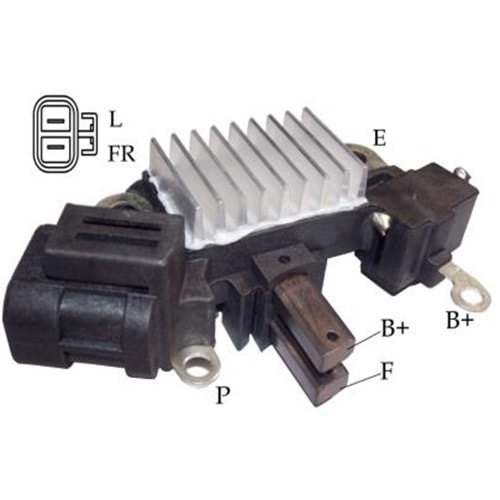 ALT KONJEKTOR 14.5V 2 FISLI HITACHI TIPI OPEL CORSA C-ASTRA G - ASTRA H - COMBO C 1.7 TD VR-H2000-64