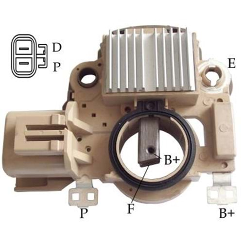 --ALT KONJEKTOR 14.3V 2 FISLI MITSUBISHI TIPI KIA BESTA CERES MAZDA E2200 IKAZ DIOTLU VR-H2009-95