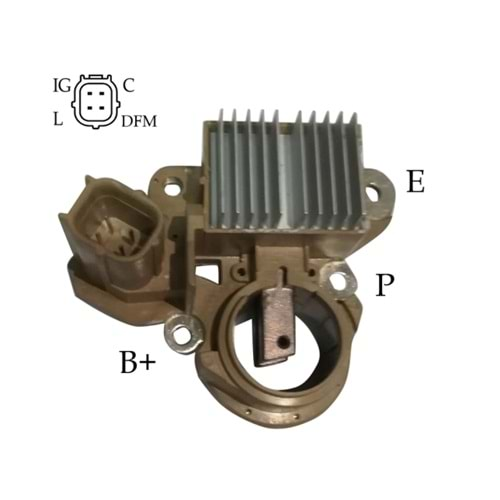 ALT KONJEKTOR 14.50V MITSIBISHI TIP HONDA CIVIC 1.4 2008--> HONDA JAZZ A5TJ0091 VR-H2009-139