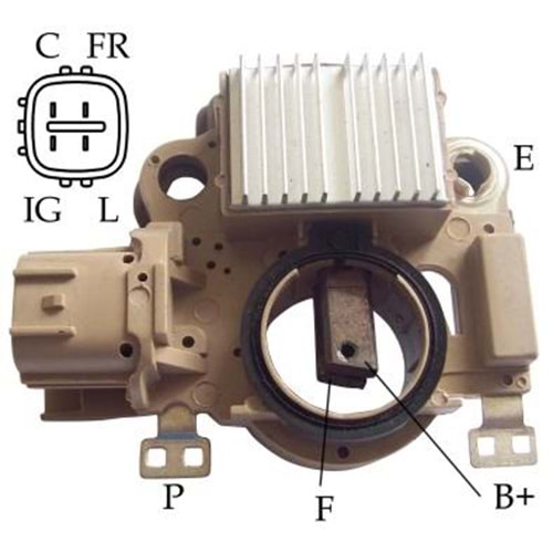 ALT KONJEKTOR 14.6V 4 FISLI MITSUBISHI TIPI HONDA CIVIC VI 01 VR-H2009-94