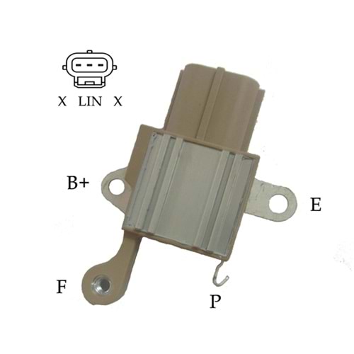 ALT KONJEKTOR 14.5V 2 FISLI DENSO TIP JEEP WRANGLER/NITRO/ FREEMONT/CHRYSLER VR-H2005-189 X-LIN-X