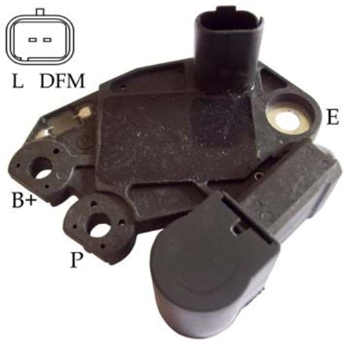 ALT KONJEKTOR 14.5V 2 FISLI VALEO TIPI RENAULT CLIO KANGOO MEGANE 1,5 DCI 05 VR-PR2299H