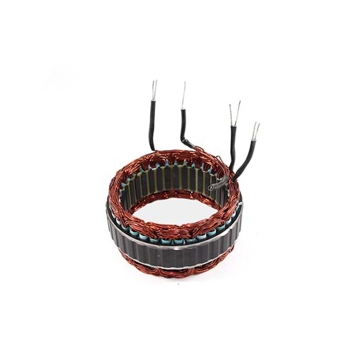 ALTERNATOR STATOR 12V 90A HITACHI TIP J-9 D-MAX NISSAN ALMERA 10201 140412 DIŞ:128.5 İÇ:98.5 K.28
