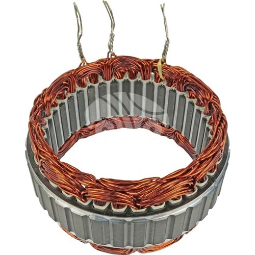 ALTERNATOR STATOR 12V 130A MITSUBISHI TIP NISSAN NAVARA/PATHFINDER/CABSTAR 2.5 dCi DIŞ:133 İÇ:106.2