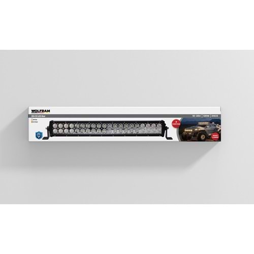 LED BAR BEYAZ SARI CAKAR 7 FONK.12-24V 120W 58CM