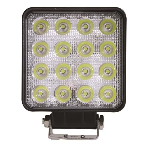 16 LED ÇALIŞMA LAMBASI BEYAZ E Belgeli 12/24V 48W