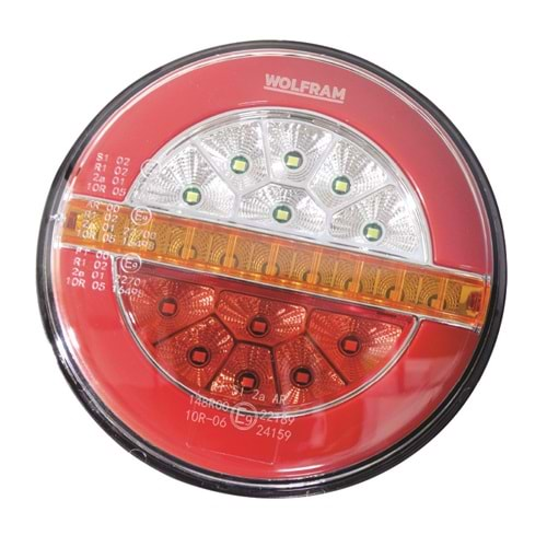 HAMBURGER STOP NEON LED 4 FONKSİYON SOL E9 10/30V