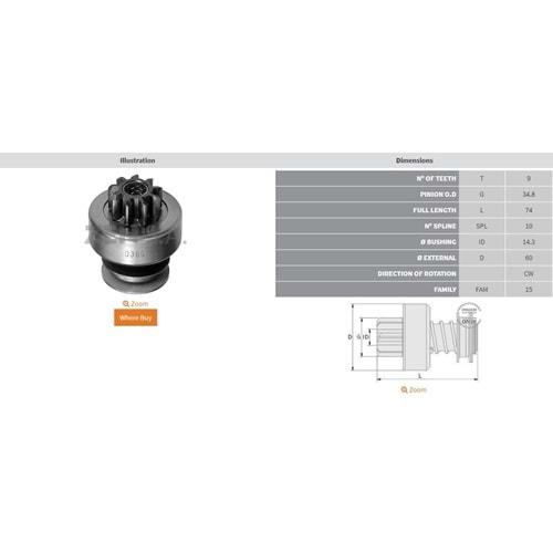 MARS DISLISI MAG.MIN.50NC-IVECO 9D