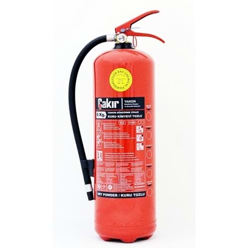 YANGIN SÖNDÜRÜCÜ TÜP 6 KG (KİLOGRAM)