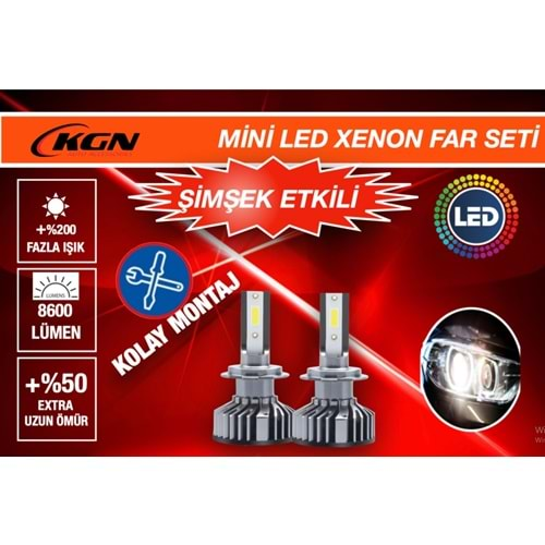 H1 MINI TURBO LED XENON AMPULU