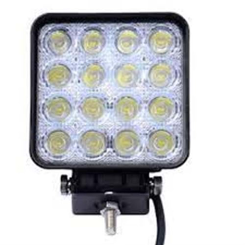 CALISMA LAMBASI 10-30V 48W 16 LED 108X108X70 KARE