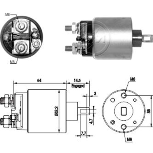 MARS OTOMATIGI 12V NISSAN SUNNY - NOTE