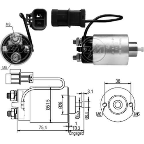 MARS OTOMATIGI 12V NISSAN SUNNY